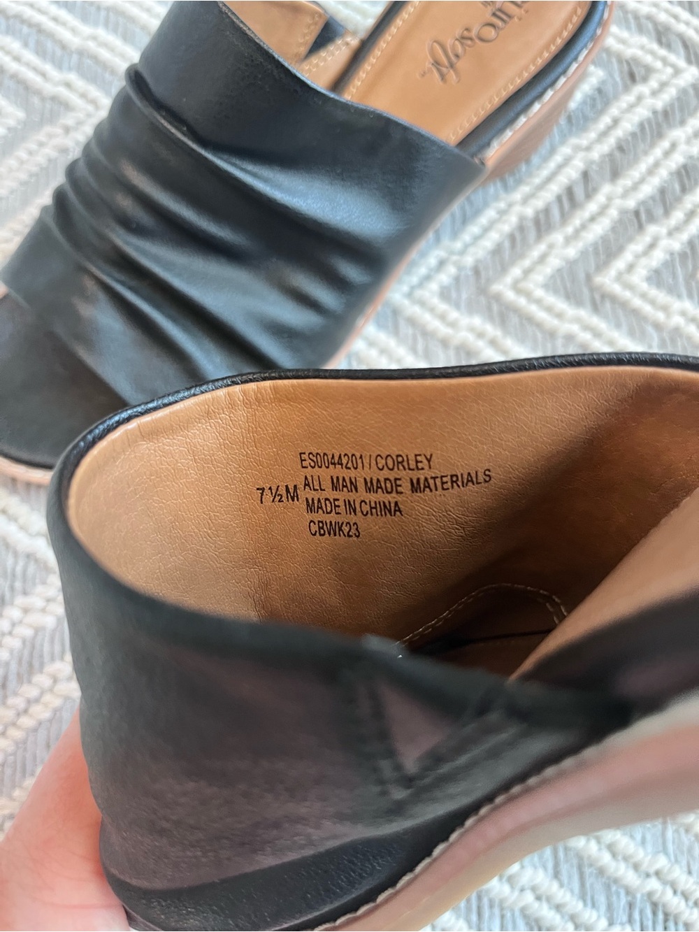 Eurosoft by Sofft Corley Slip in Sandal in Black - Picture 10 of 10